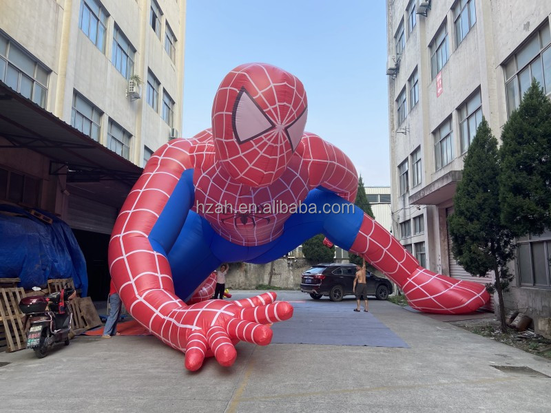 Giant Inflatable Spider-Man Inflatable Character Model for Event Decoration