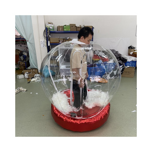 Christmas Inflatable Snow Globe Costume for Holiday Event Props