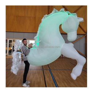 LED inflatable walking horse costume giant inflatable horse costume for parade decorations