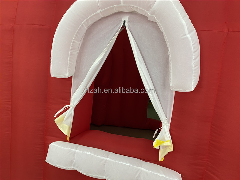 Inflatable Christmas Village House Santa Grotto Inflatable Christmas Tent for Holiday Event