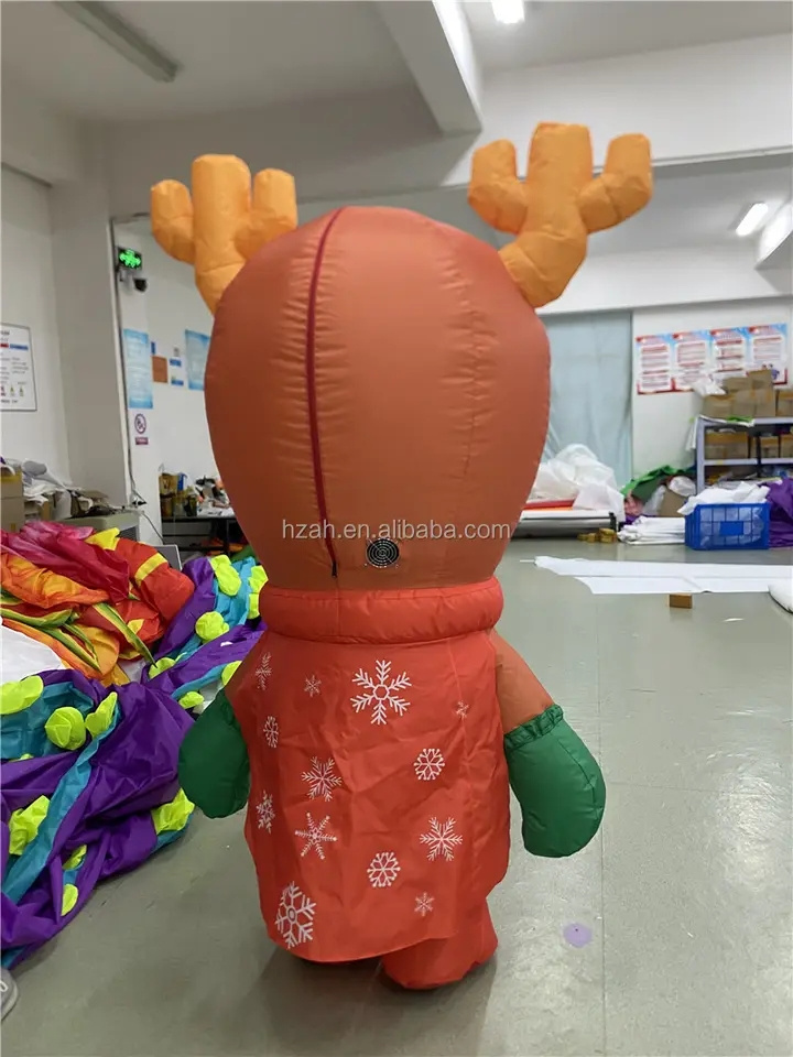 Christmas Inflatable Reindeer Costume for Christmas Outdoor Parade Decoration