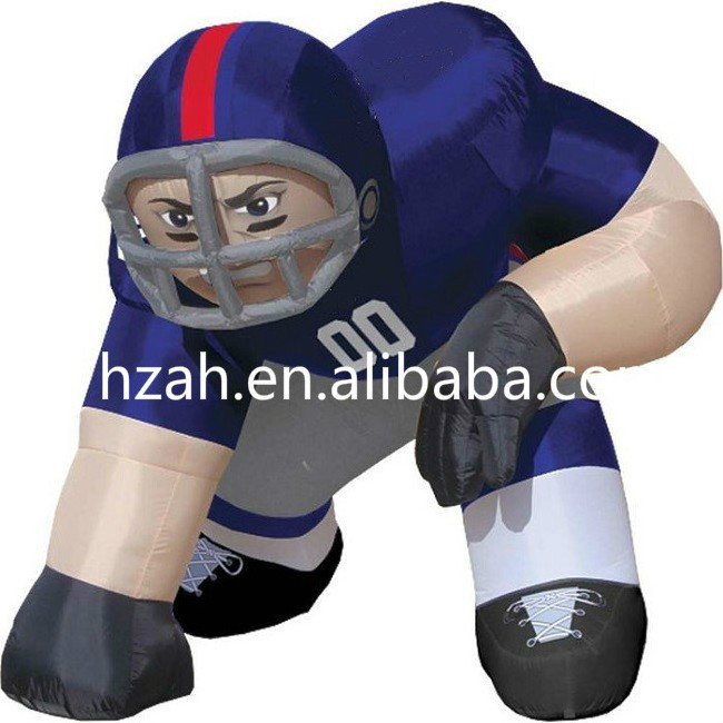 Giant Custom Inflatable Player Inflatable Football Player for Football Game Decoration