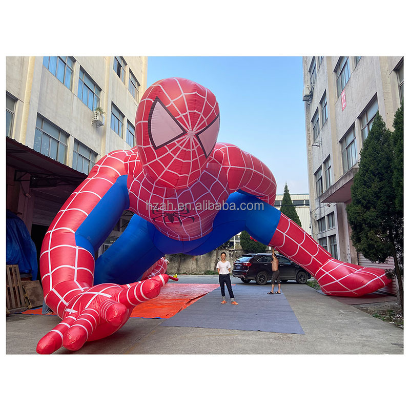 Giant Inflatable Spider-Man Inflatable Character Model for Event Decoration