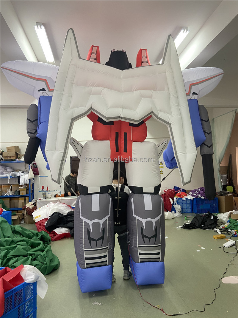 Inflatable Walking Transformer Robot Costume for Festival Parade Carnival