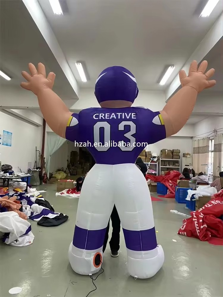 NFL inflatable player lawn figure rugby game events decorating mascot inflatable players model