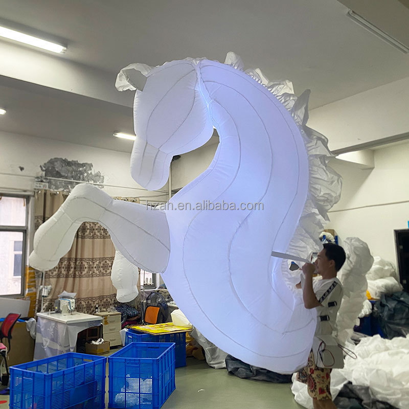 LED inflatable walking horse costume giant inflatable horse costume for parade decorations