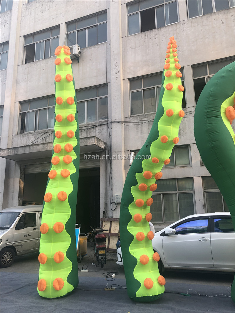 Hot Sale Giant Inflatable Octopus Tentacle for Building Decoration