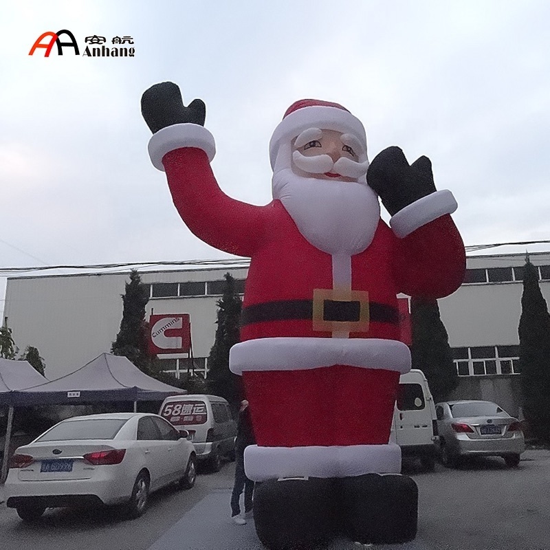 Customized inflatable cartoon large giant inflatable model santa for Christmas advertising decoration inflatable santa