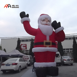 Customized inflatable cartoon large giant inflatable model santa for Christmas advertising decoration inflatable santa