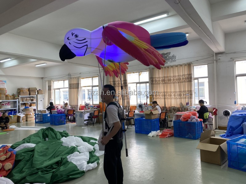 Inflatable Bird Costume Parrot Puppet for Parade Performance Giant Animal Model for Street Themed Event