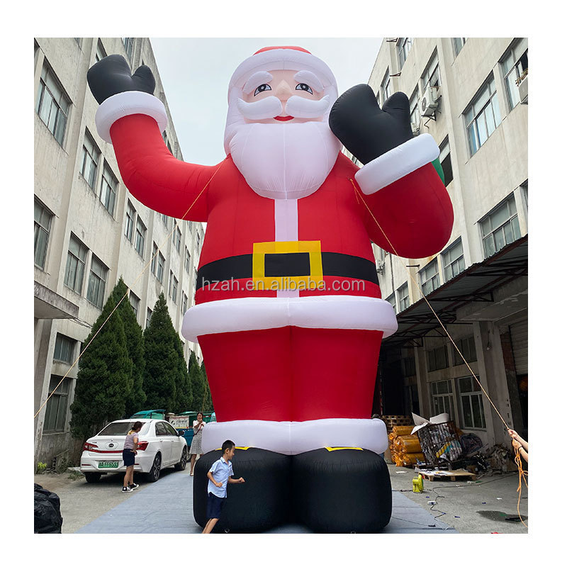 Santa Inflatable Giant 33ft/10m Christmas Santa for Christmas Decoration