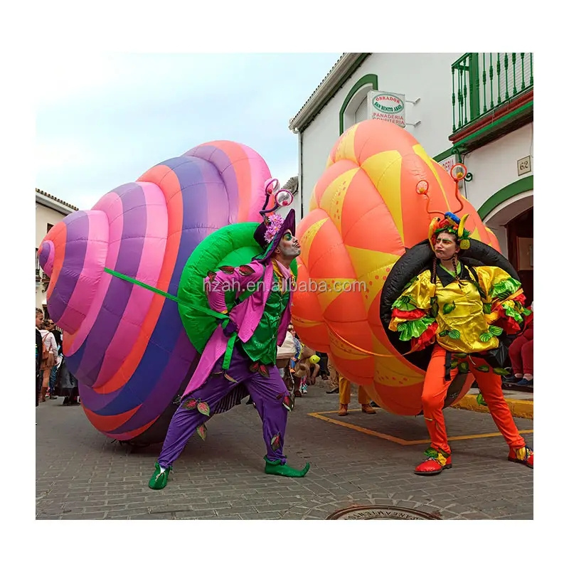 Giant inflatable snail shell costume inflatable snail costume suit for parade advertising