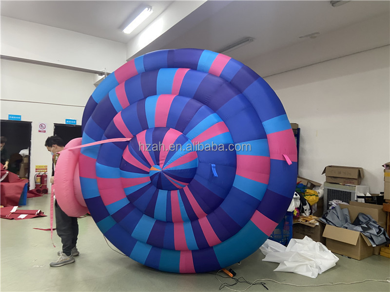 Inflatable Air Snail Mascot Costume for Street Parade Performance