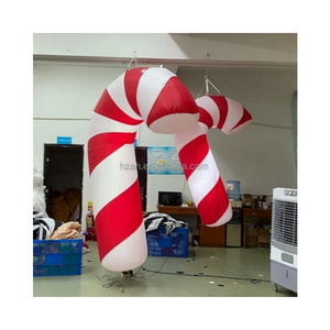 Christmas Candy Cane Inflatable Candy Stick Striped Candy Cane for Christmas Decorations