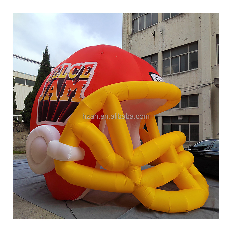 NFL sports decoration giant inflatable helmet and tunnel