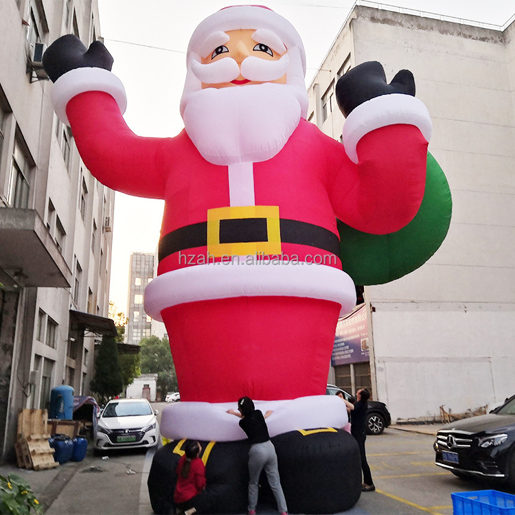 33ft Huge Santa Claus Inflatable Christmas Santa for Christmas Decoration