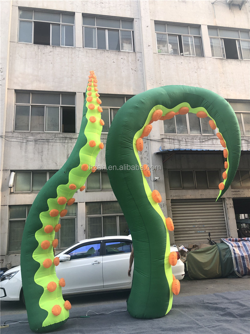 Hot Sale Giant Inflatable Octopus Tentacle for Building Decoration