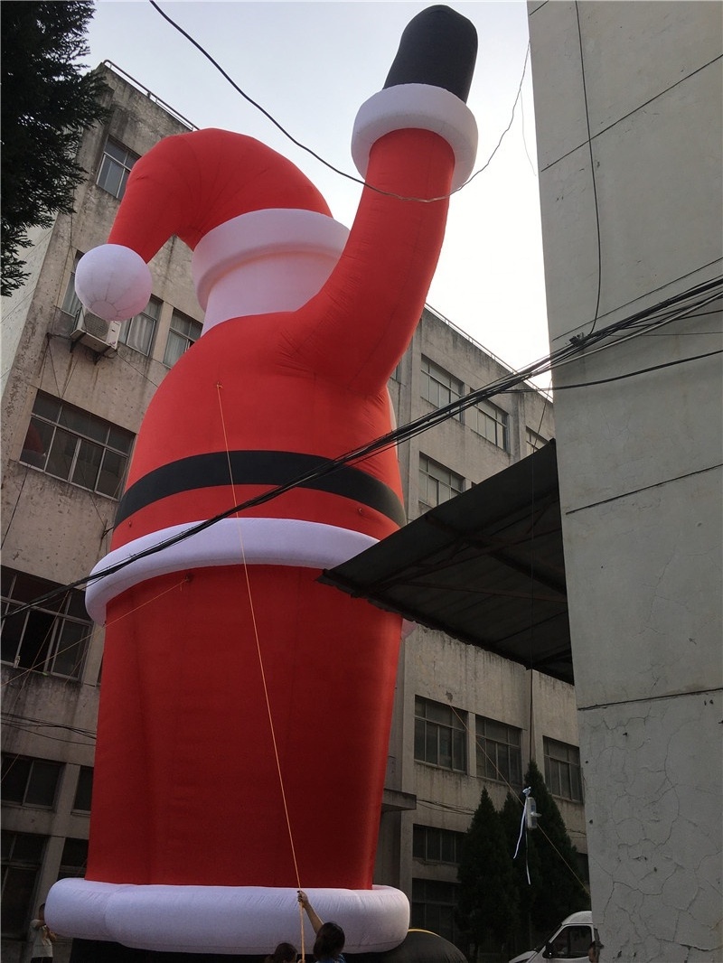 Customized inflatable cartoon large giant inflatable model santa for Christmas advertising decoration inflatable santa