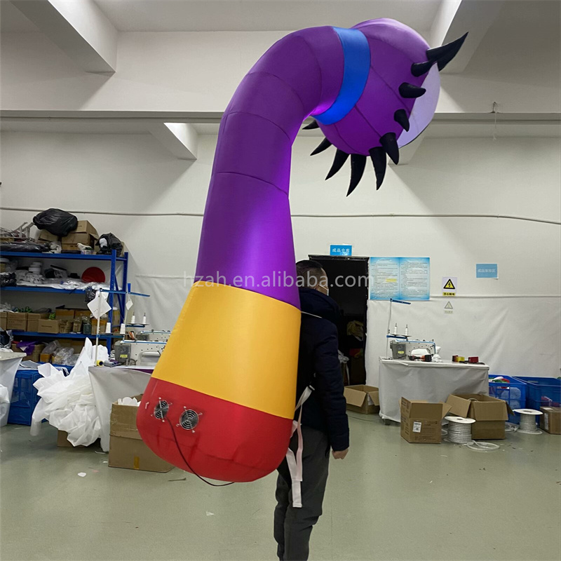 Inflatable One-eyed Monster Mascot Costume for Halloween Carnival Party