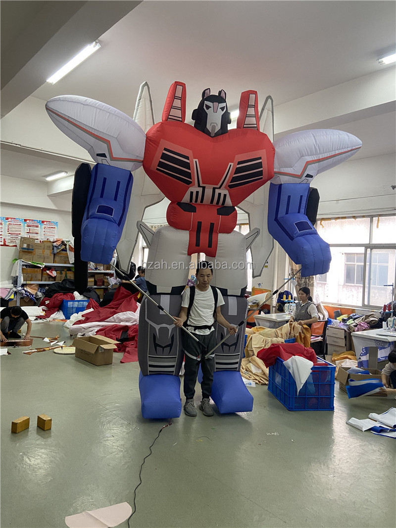 Inflatable Walking Transformer Robot Costume for Festival Parade Carnival