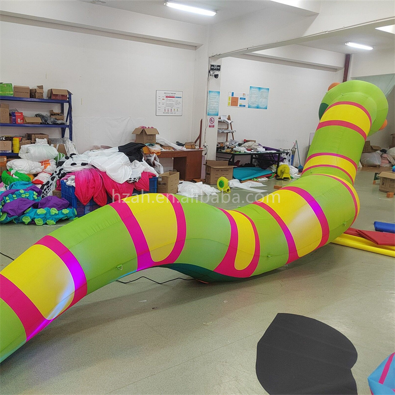 Advertising Giant Inflatable Snake Cartoon for Zoo Park