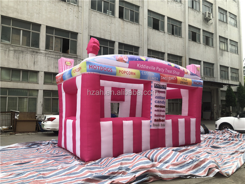 Carnival Treat Shop Inflatable Kiosk Food Booth Tent for Outdoor Advertising