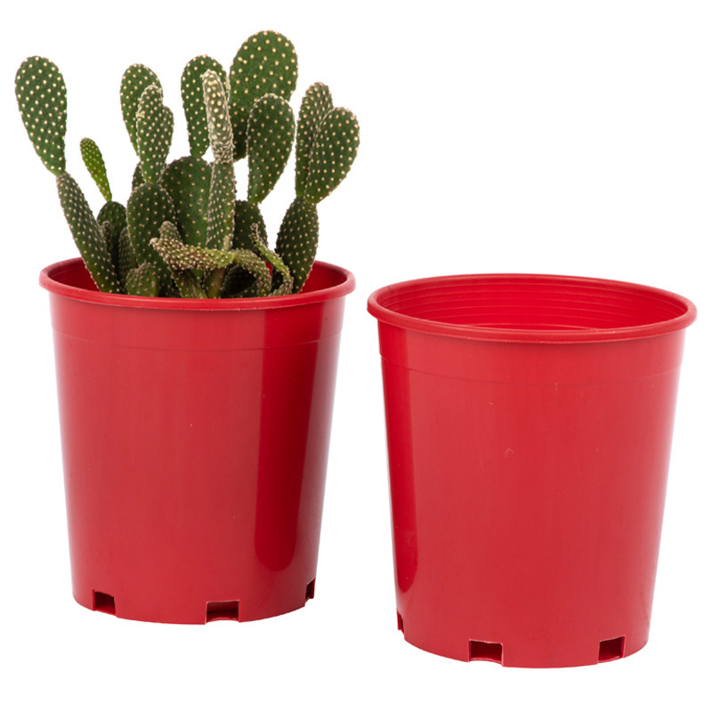 Factory Price Wholesale Round Plastic Succulent Cactus Gallon Bonsai Nursery Garden Pot Outdoor Tree Flower Pots