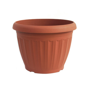 Home balcony garden plastic resin flower pots in bulk