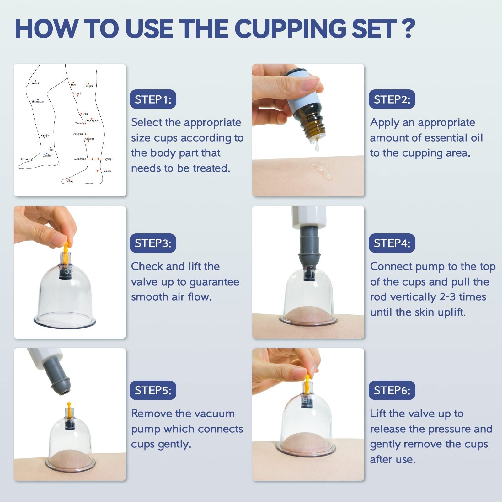 Factory Price Wholesale Original OEM Factory 24 Hijama Therapy Suction Cupping Massage Therapy Set