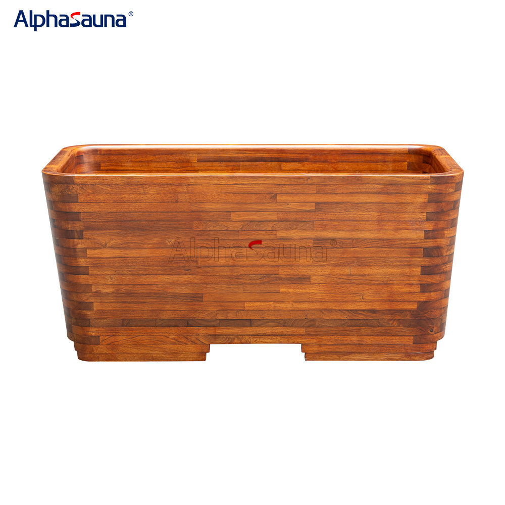 Freestanding Resin Wood Bathtub Bucket Cover Optional Japanese Spa Wood Portable Bathtub For Adults Soaking Bath Tub Price Cheap