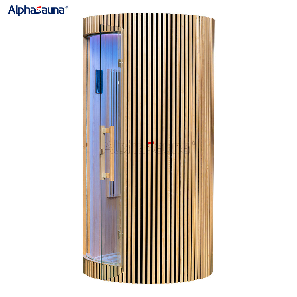 High Tech Health Infrared Barrel Sauna Room