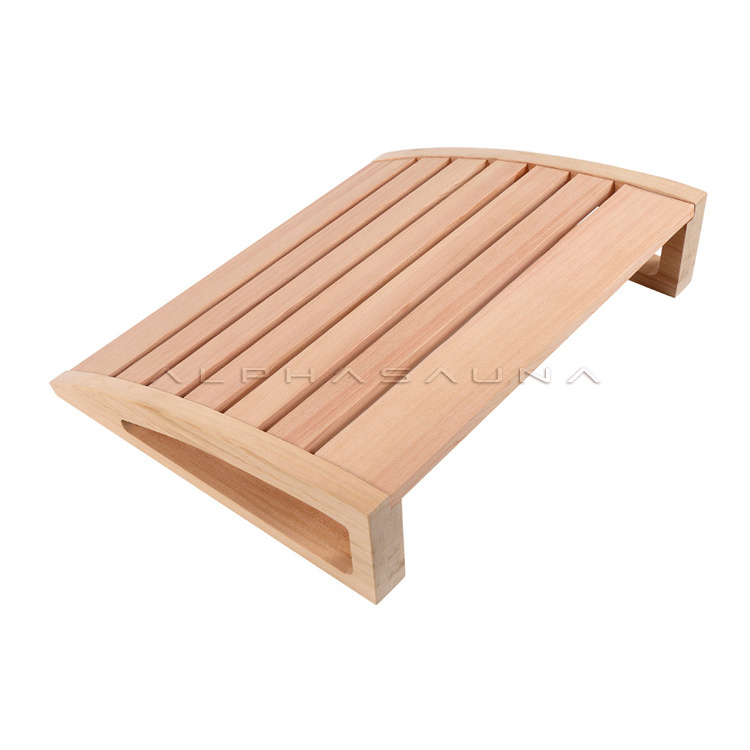 Finnish Best Steam Sauna Room Accessories Kit Wooden Custom Sauna Backrest