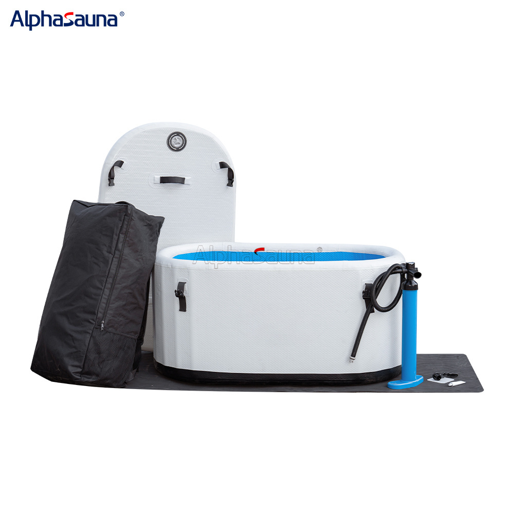 Ice Bath Tub Accessories Portable Ice Bath Tubs Inflatable Drop Stitch Bathtub Adults Ice Bath Cold Plunge Tub