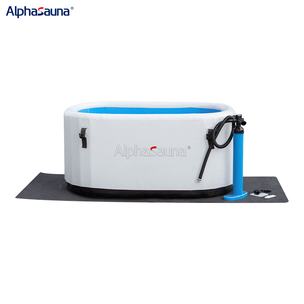 Ice Bath Tub Accessories Portable Ice Bath Tubs Inflatable Drop Stitch Bathtub Adults Ice Bath Cold Plunge Tub