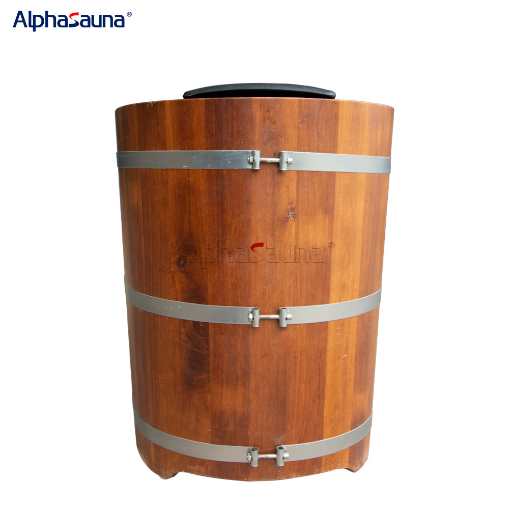 Freestanding Cheap Small  Heat Treated Wood Bathtub Barrel Shower Hot Tub Cedar Wooden Baby Bathtub For Sale