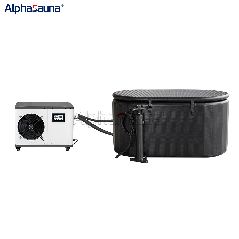 Top Quality Single Person Inflatable Ice Bath Tub with Cooling and Heating System for Recovery Cold Plunge With Chiller