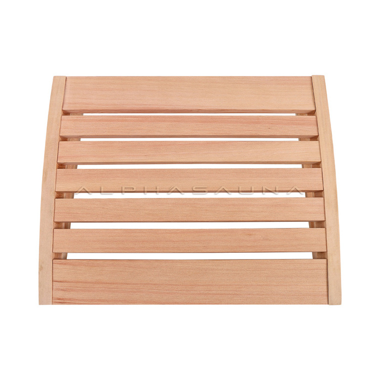 Finnish Best Steam Sauna Room Accessories Kit Wooden Custom Sauna Backrest