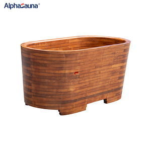 Freestanding Hinoki Wood SPA Bathtub 2024 Japanese Bathroom Tub And Shower Bathtub