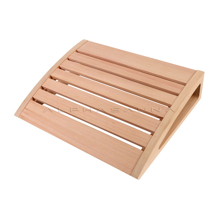 Finnish Best Steam Sauna Room Accessories Kit Wooden Custom Sauna Backrest