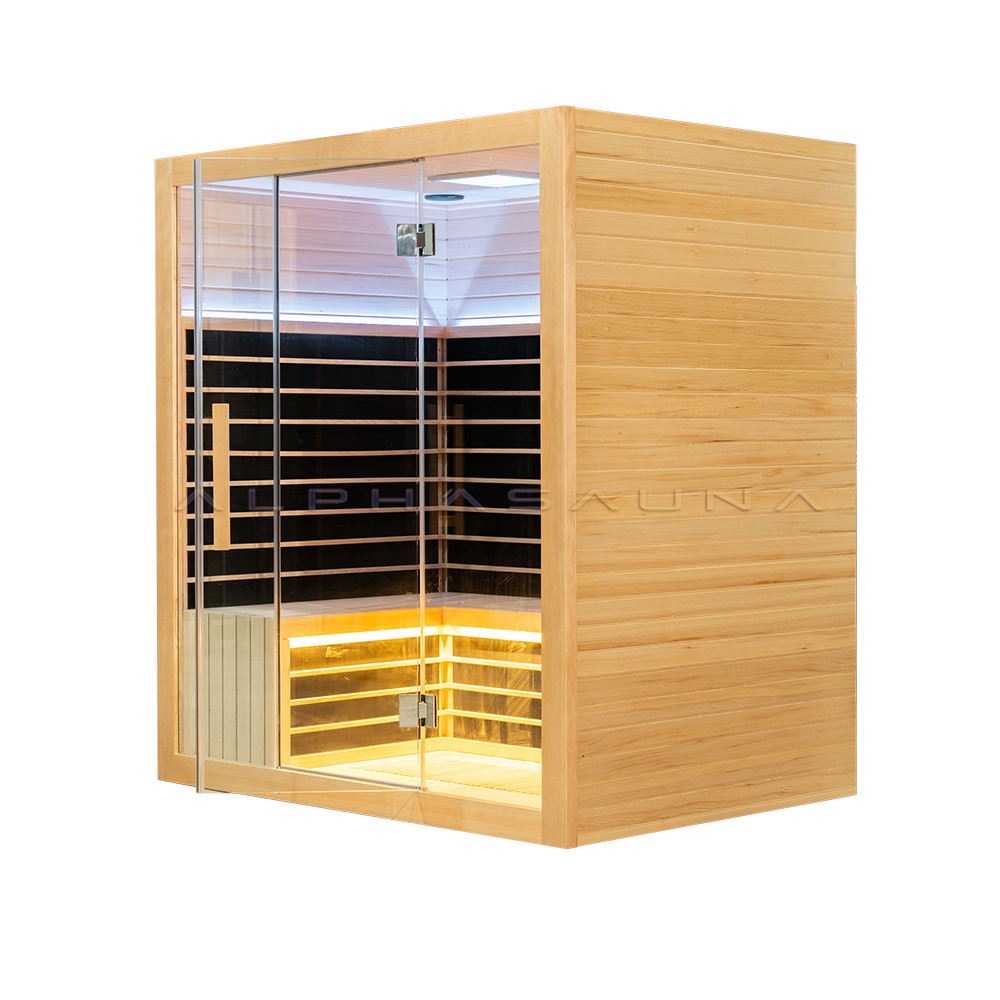 Luxury Home Sauna Wooden Portable Ironman Infrared Saunas Heater Ozone Near Far Buy Far Infrared Sauna 4 Person Room For Sale