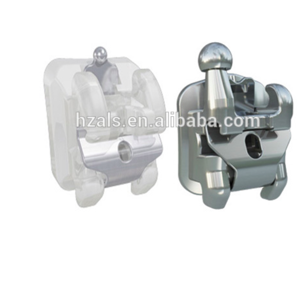 NEW orthodontics brackets 0.022 passive metal orthodoncia bracket roth/MBT metal self ligating braces