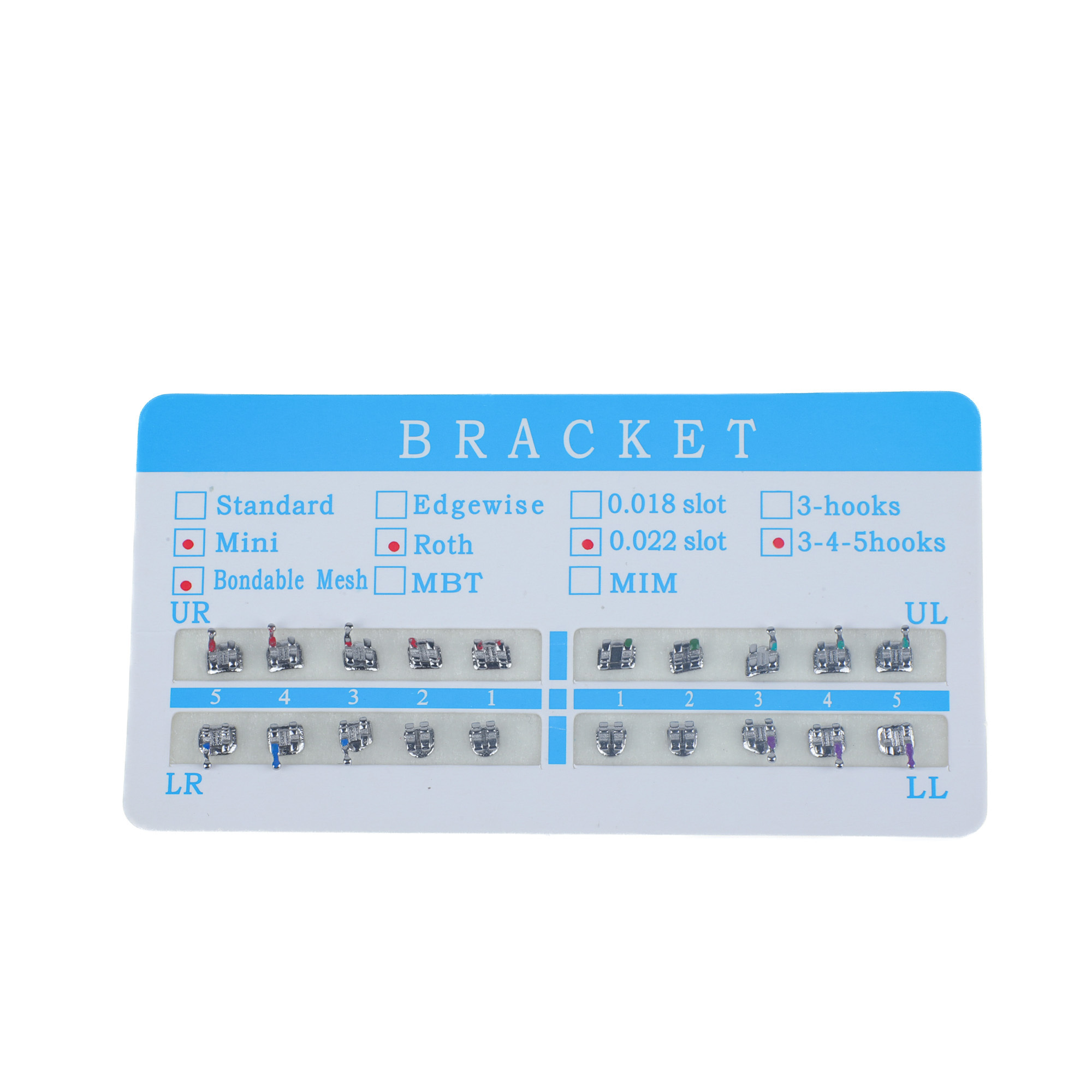 Hotsale China factory Ortho orthodontic braces 0.18 0.22 slot dental ortodontic bracket