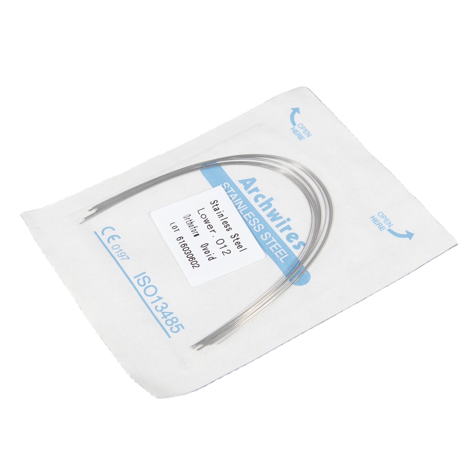 NEW NEW 2024 10pieces/pack ALS Dental Orthodontic SS wires for Brace bracket round and rectangular 10pcs per pack