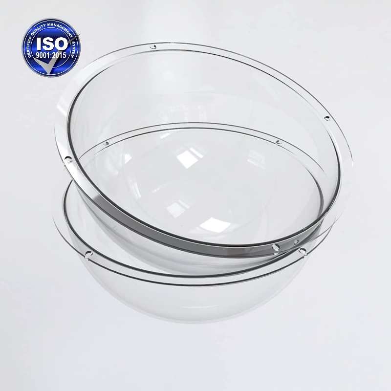 Custom Vacuum Forming Transparent Large Hollow Acrylic Sphere Cover Transparent Plastic Parts Clear Acrylic Dome Cover Shell