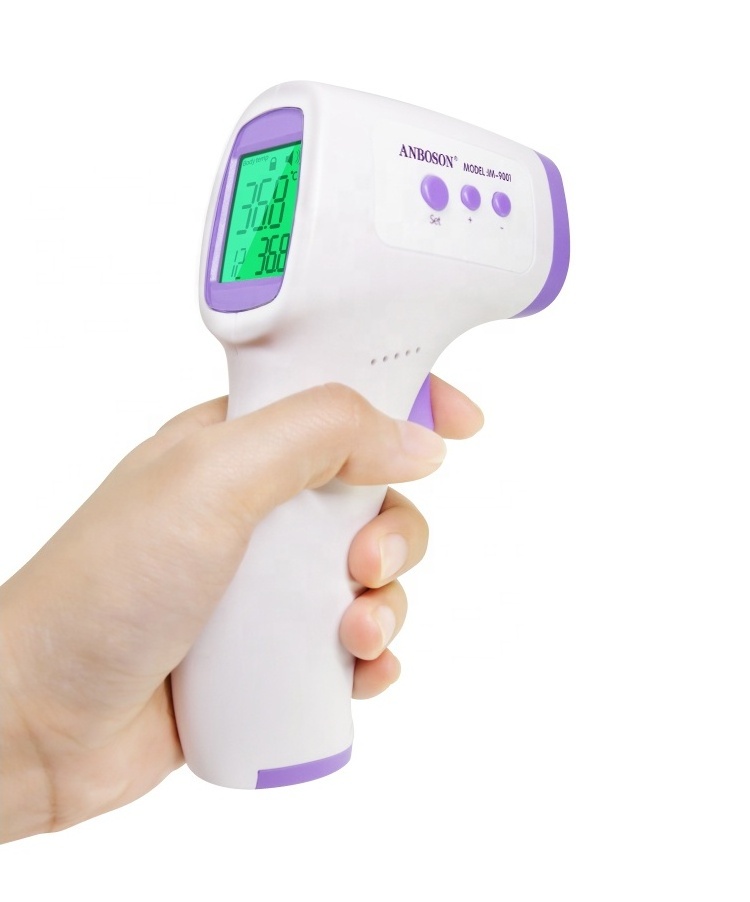 Room Temperature Gun handheld Fever Clinical IR Non Contact Fever Forehead High-accuracy Medical Infrared Digital Thermometer