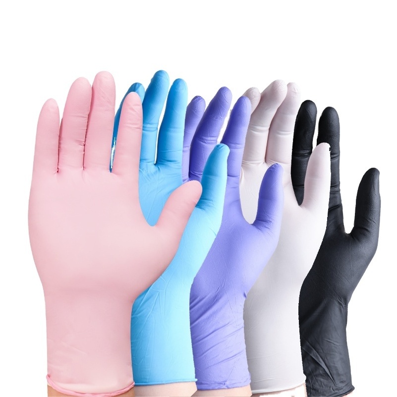 100Pcs 5Mil 9Inch Xs Latex Powder Free Disposable Nitrile Gloves for Kids Students Son or Daughter