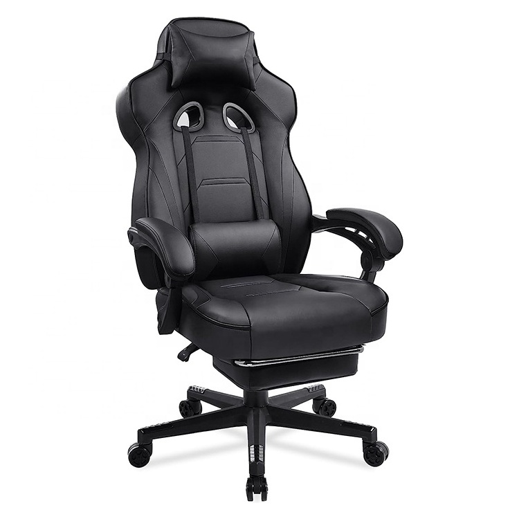 Indonesia Popular Good Supplier Purple Cheap Ergonomic Gaming Chair with Footrest Height Adjustment Racing Office Chair Gaming