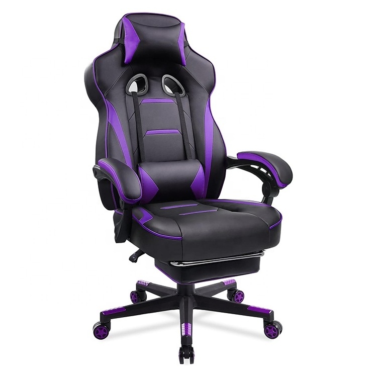 Hot Cheap Argentina Silla Gamer Black Scorpion Game Gamer Chair Floor Ergonomic Gaming Chairs with Footrest Neck Lumbar Pillow