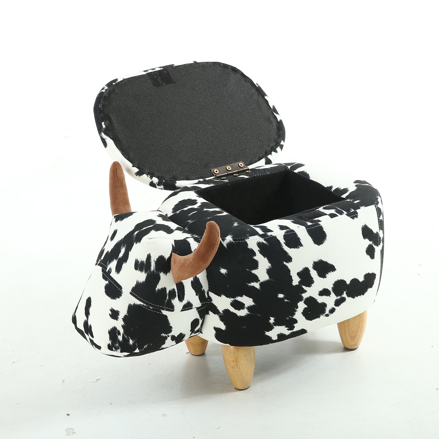 Creative Cute Animal Change Shoes Stools Solid Wood Deer Animal Storage Low Stool Sofa Bench Small Stool Chair For Kids