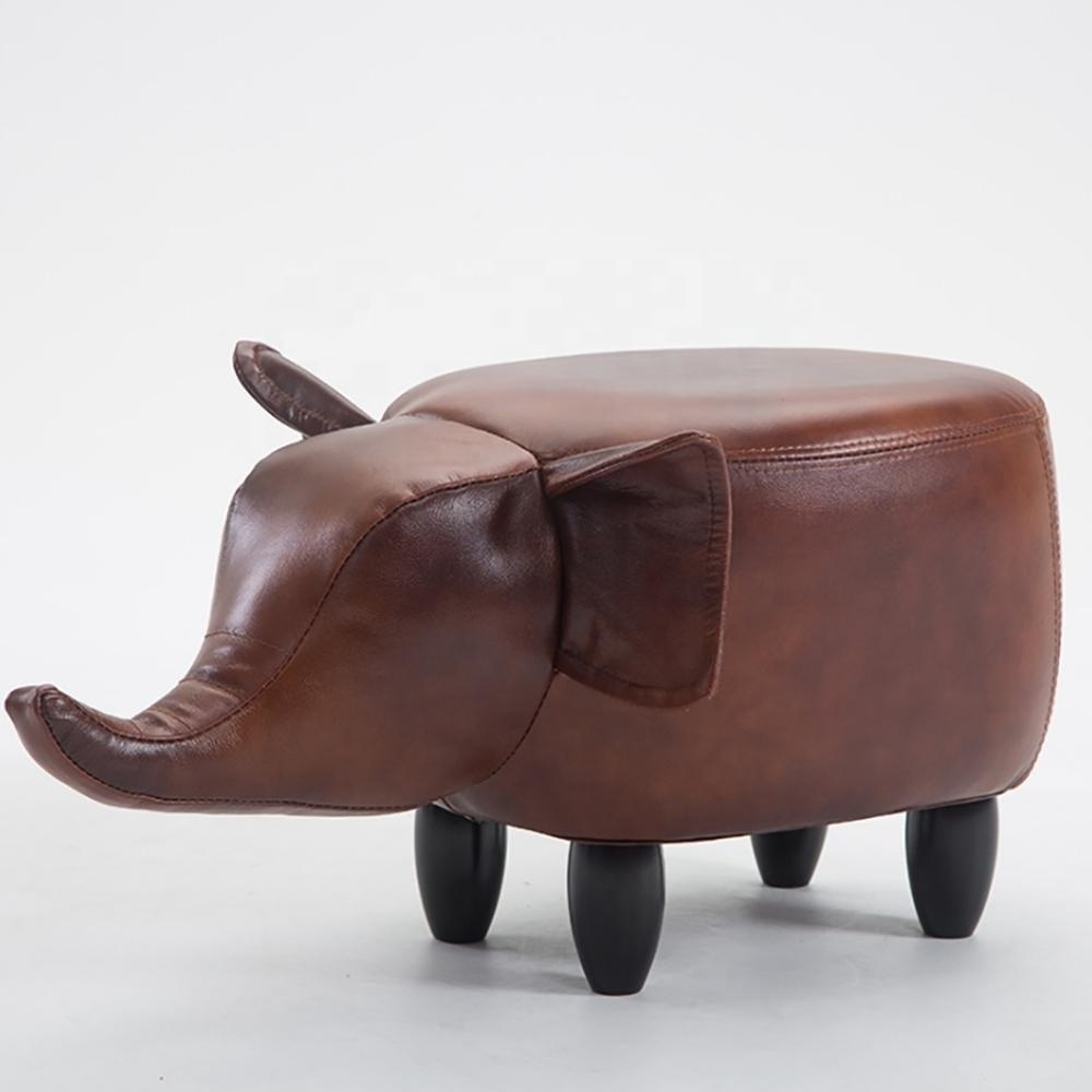 Animal Shoes Shoes Solid Wood Should Be Home Baby Cute Cartoon Sofa Stool Creative Elephant Children Small Bench